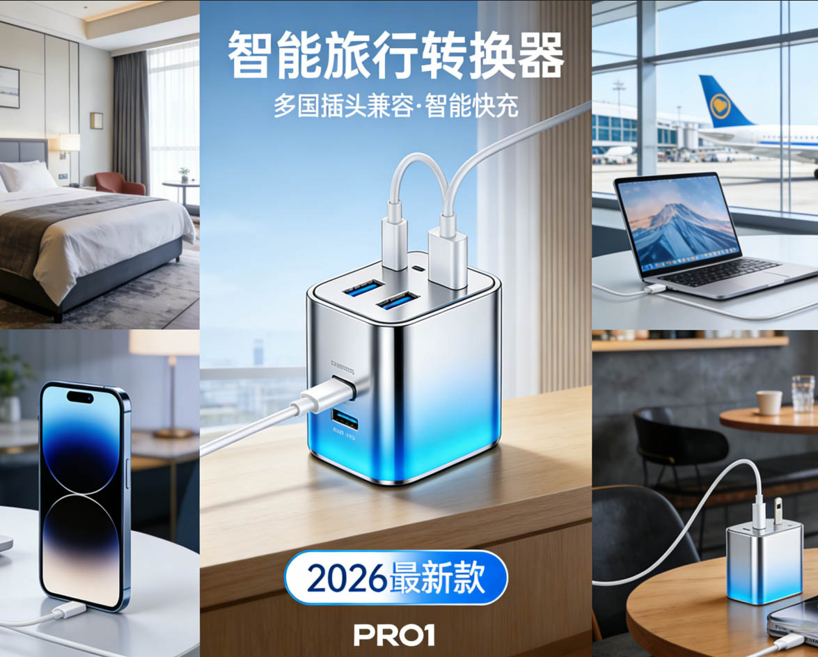 2026年の旅行用アダプターのトレンド：若い旅行者のための充電自由化究極ガイド